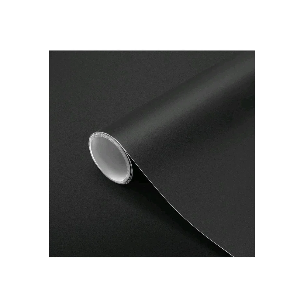 Seonta Matte Thick Black Contact Paper Peel‎ & Stick Wallpaper Removable